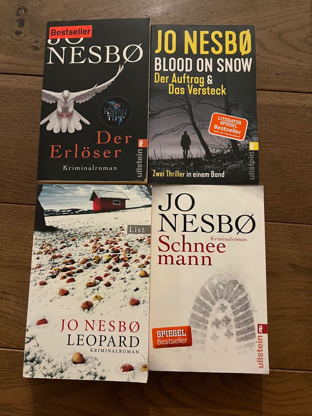 Bücher: 4x Jo Nesbø Krimi Romane – Gebraucht aus Altdorf UR von diS