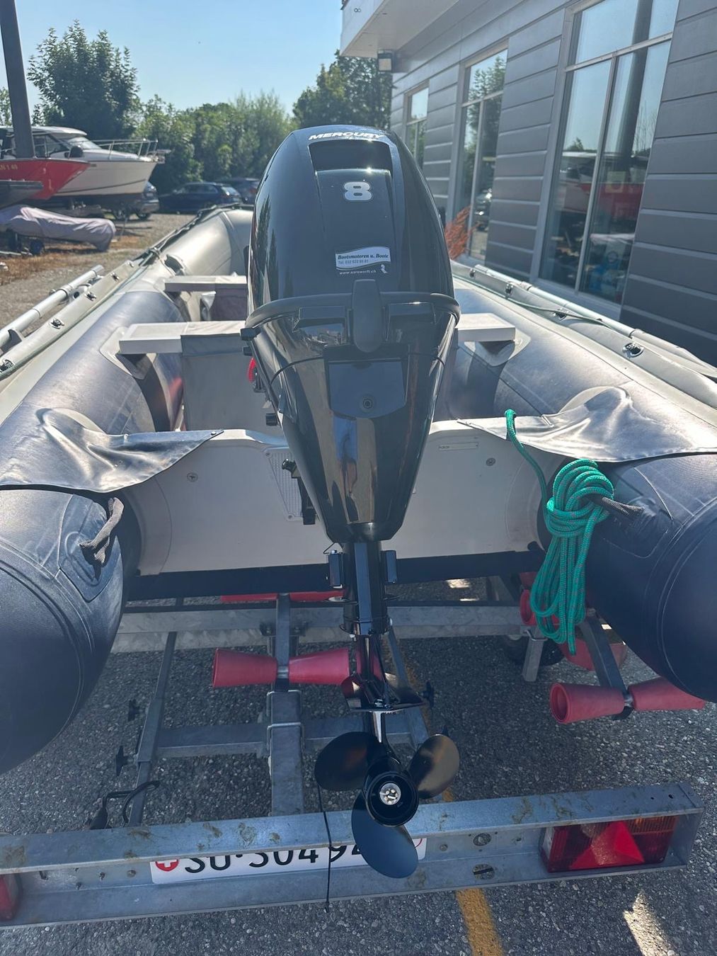 Mercury Barche: Schlauchboot Honwave mit Sonnendach und Motor – Usato da Halten venduto da FaRo_84 4