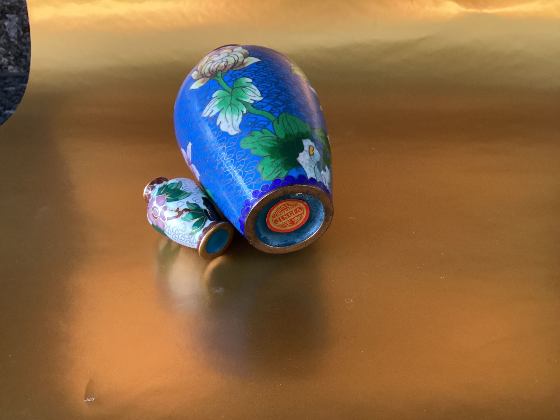 Vasi & Recipienti: Jingfa  / 2 Blumenvase Cloisonné /  Metall – Usato da Beinwil am See venduto da kae_gh7c 3