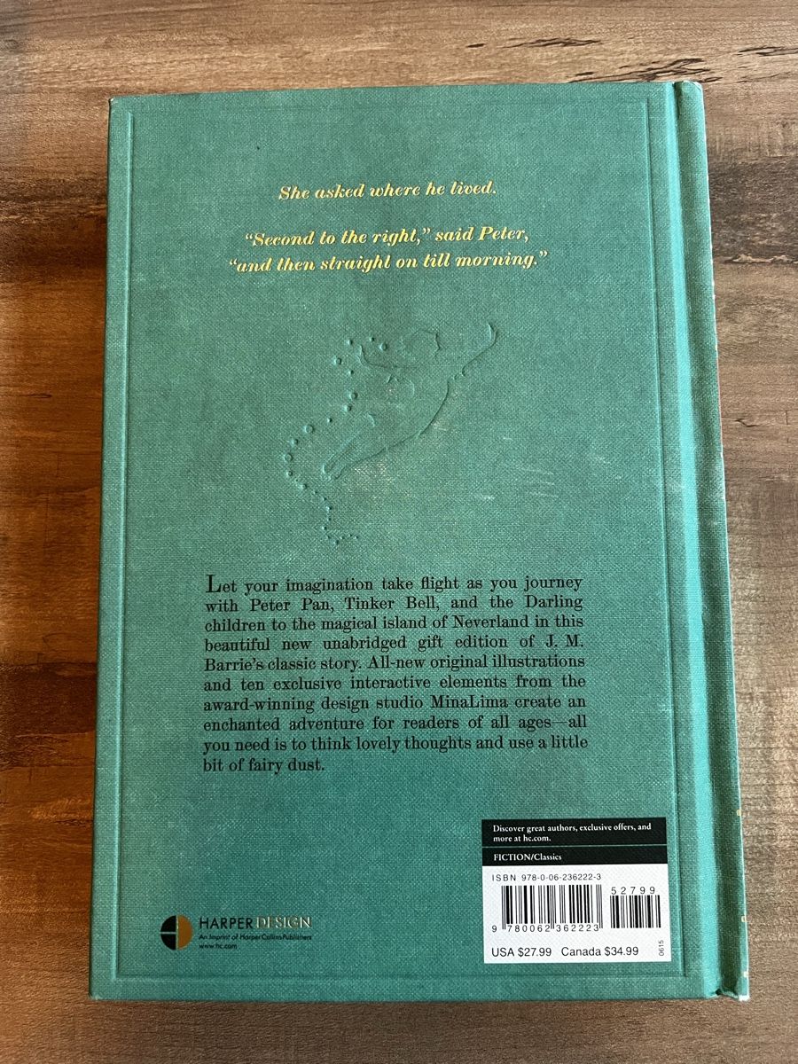 Libri: Peter Pan MinaLima-Edition (English) – Nuovo (secondo la descrizione) da Läufelfingen venduto da stephiesheena 1