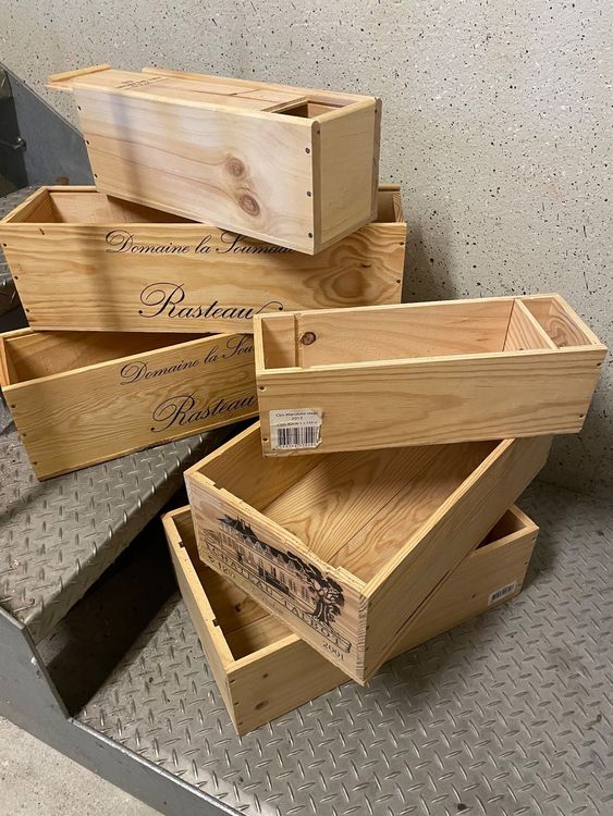 6 leere Weinkisten Kaufen auf Ricardo