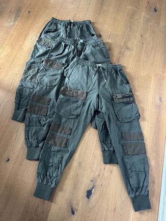 Sicht June Cargo Hosen Set, Olivgrün, Grösse XL