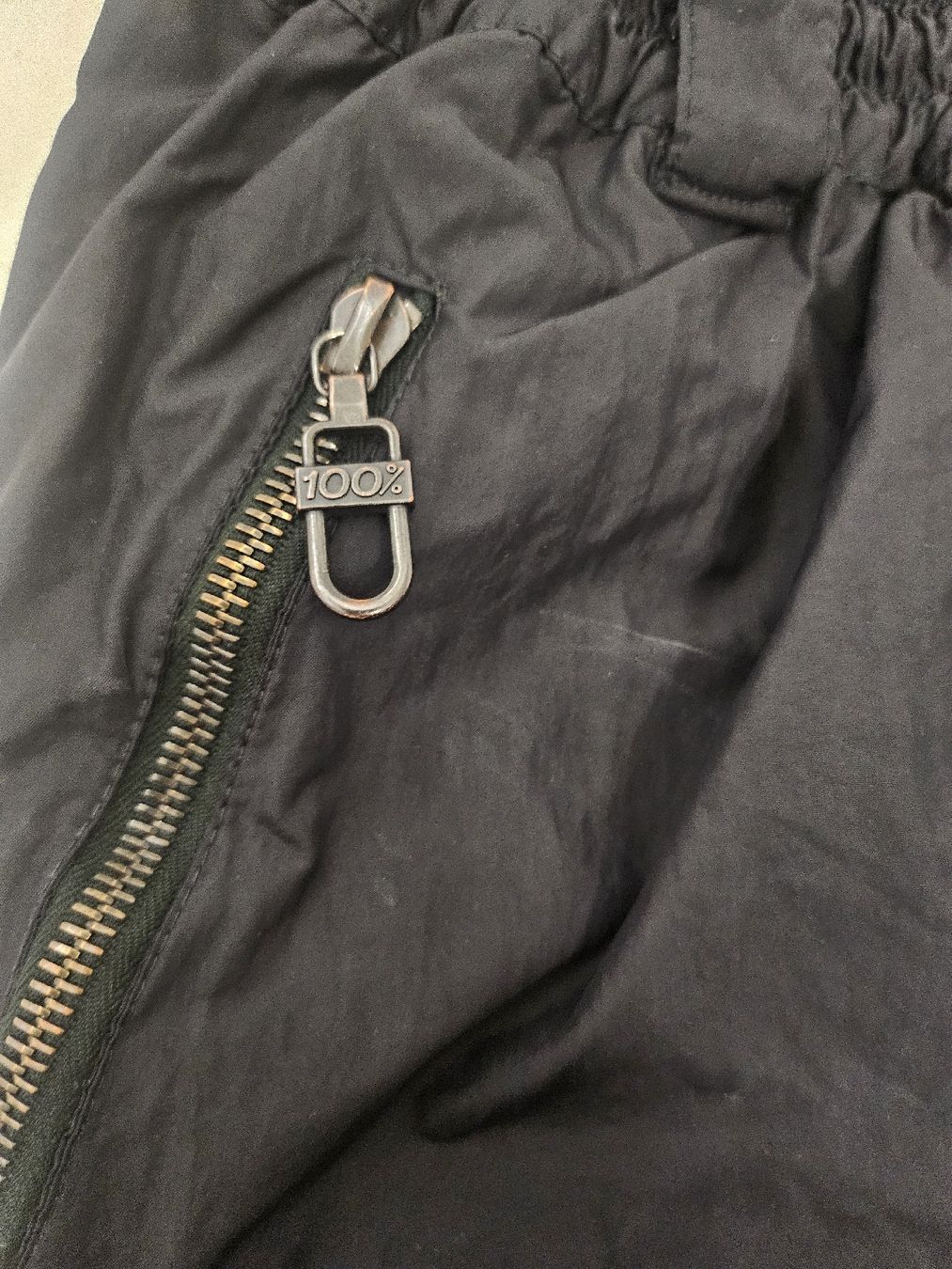 Sci: Retro Ski pants schwarzer elastischer Bund – Usato da Zürich venduto da eri_8w5v 3