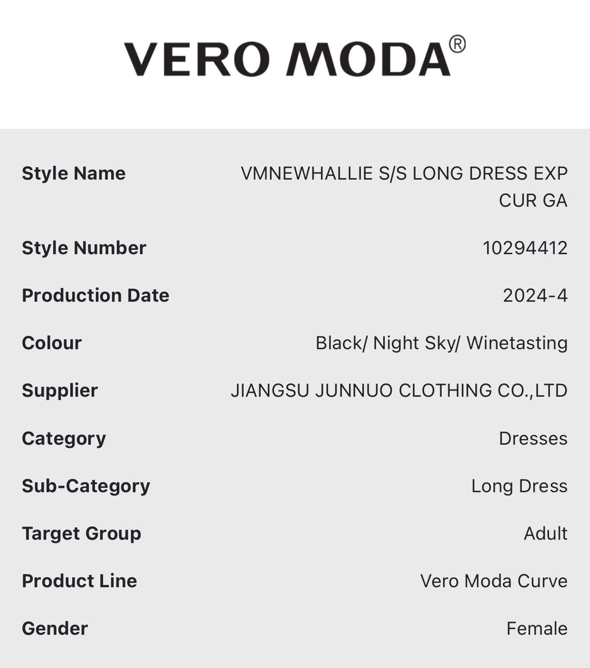 Vero Moda Altro in Moda uomo: Kleid Vero Moda Grösse 52 – Nuovo (secondo la descrizione) da Luzern venduto da Off_123 1