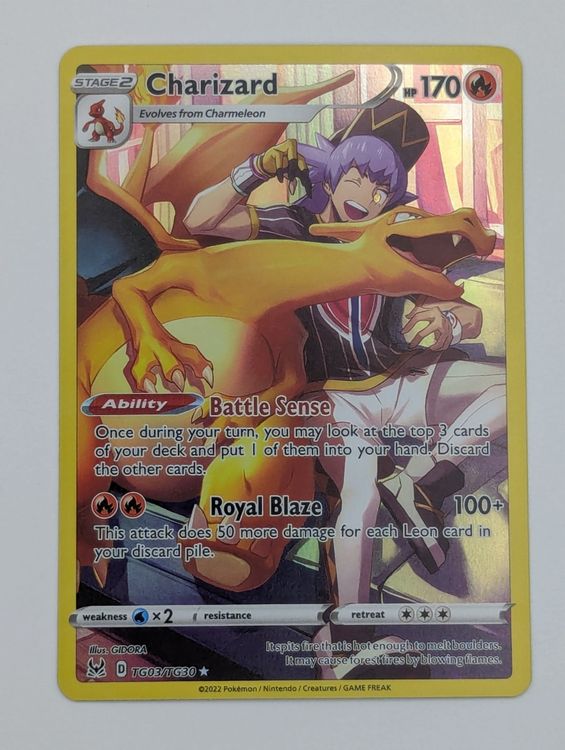 Charizard | Ultra Rare | Lost Origin Trainer Gallery (Neu (gemäss ...