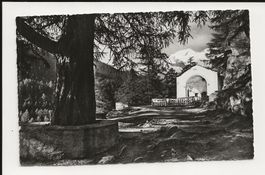 AK ca.1950 Am Kapellenweg bei Saas-Fee