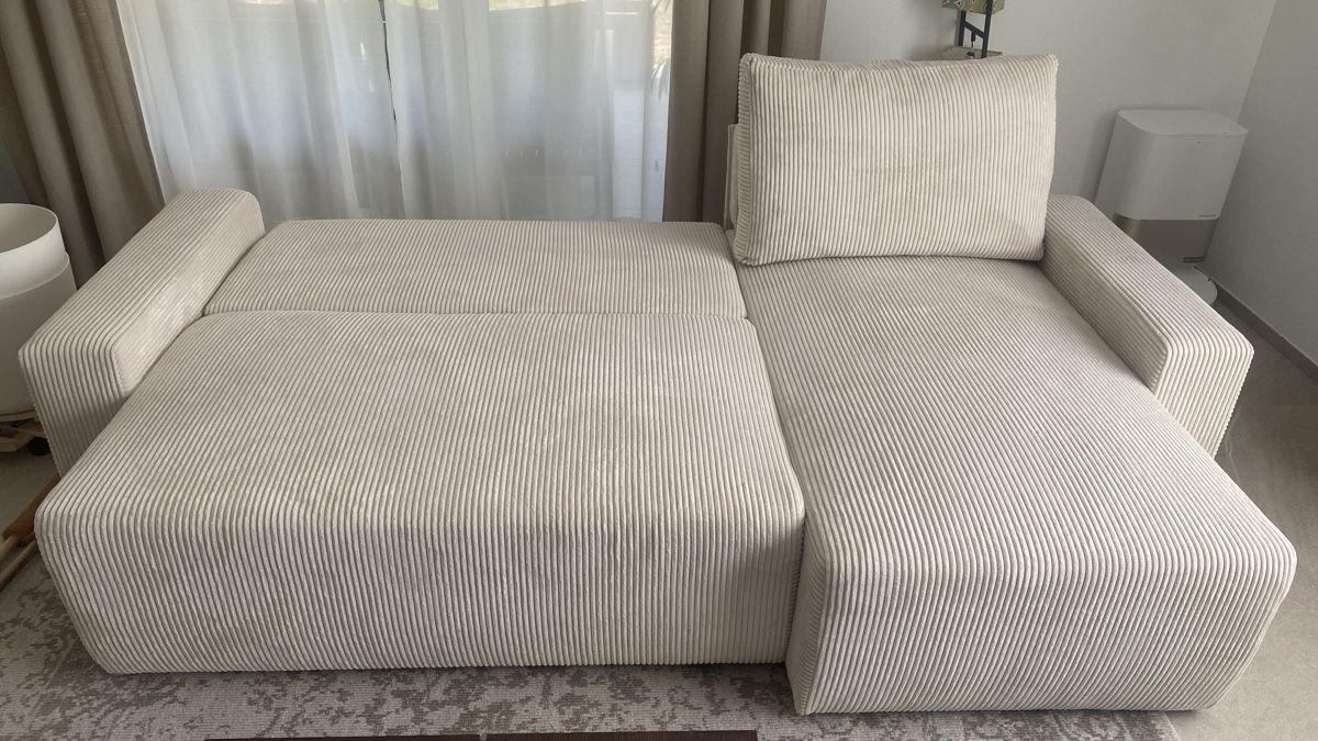 Conforama Sofas: Wunderschönes Cord Ecksofa mit Bettfunktion – Neu (gemäss Beschreibung) aus Ottenbach von sheleu 3