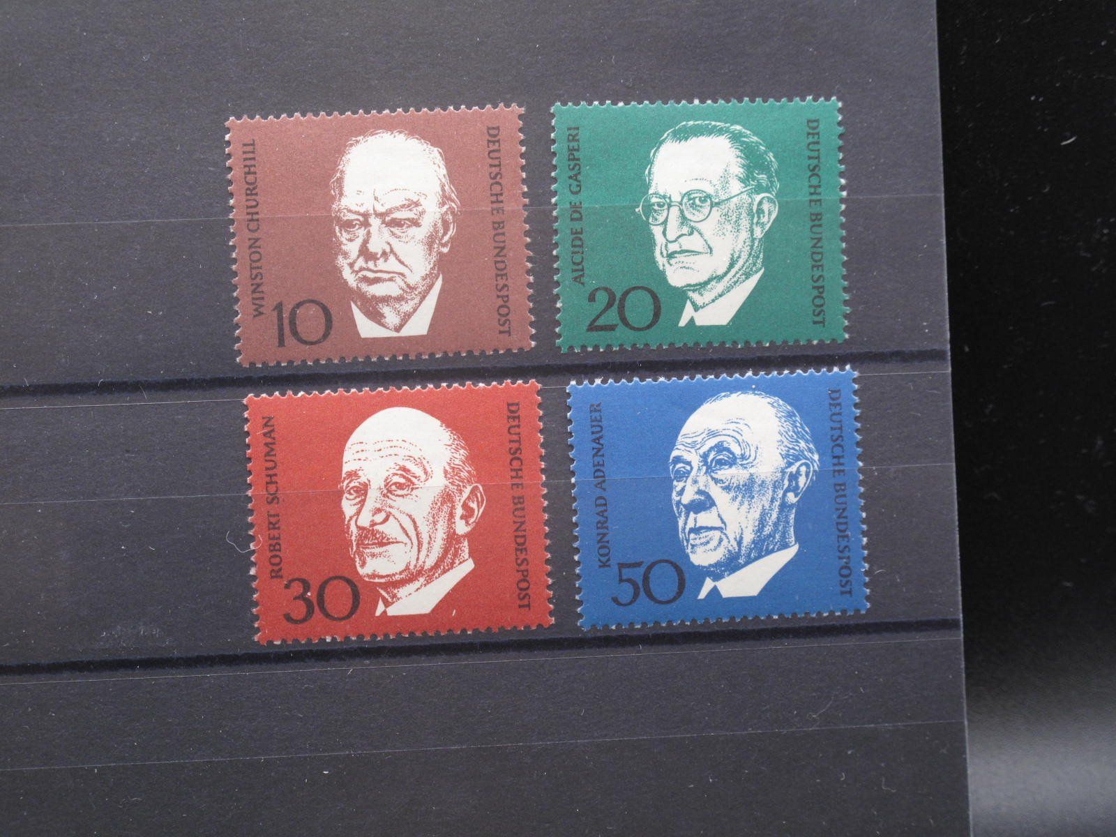 Alle Briefmarken: BRD 1968 Konrad Adenauer I ** – Gebraucht aus Wil SG von fva01