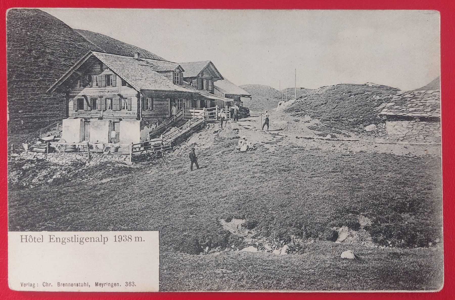 Cartoline postali: Hotel Engstligenalp 1938 m – Usato da St-Légier-Chiésaz venduto da Theo006