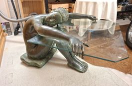 Coutschtisch Branche Skulptur