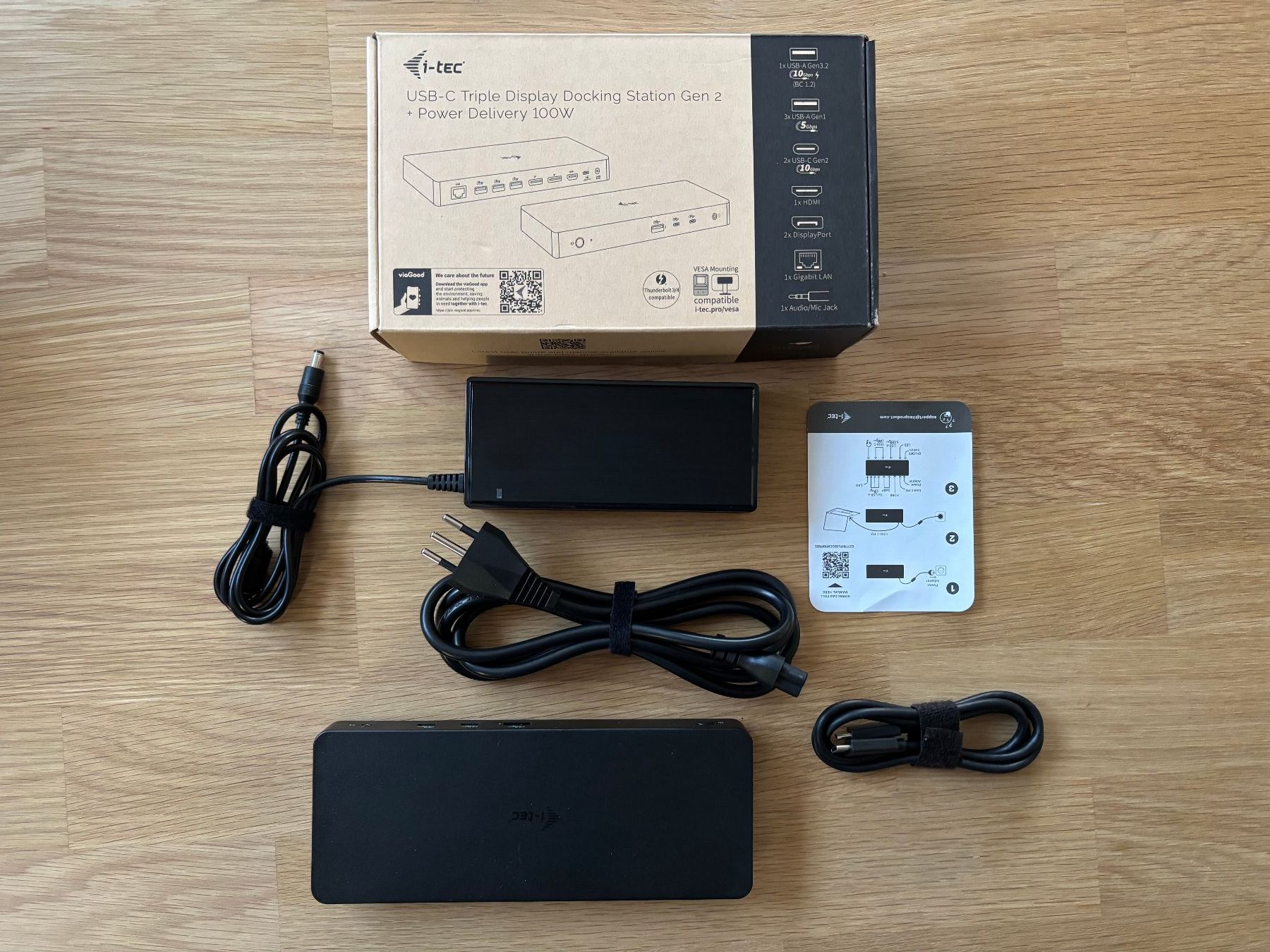 I-tec Docking station: I-tec USB-C Triple Display Docking Station Gen 2 100W – Usato da Winterthur venduto da topaz02