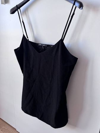 Scotch & Soda Top Schwarz Spaghettiträger Gr. XS
