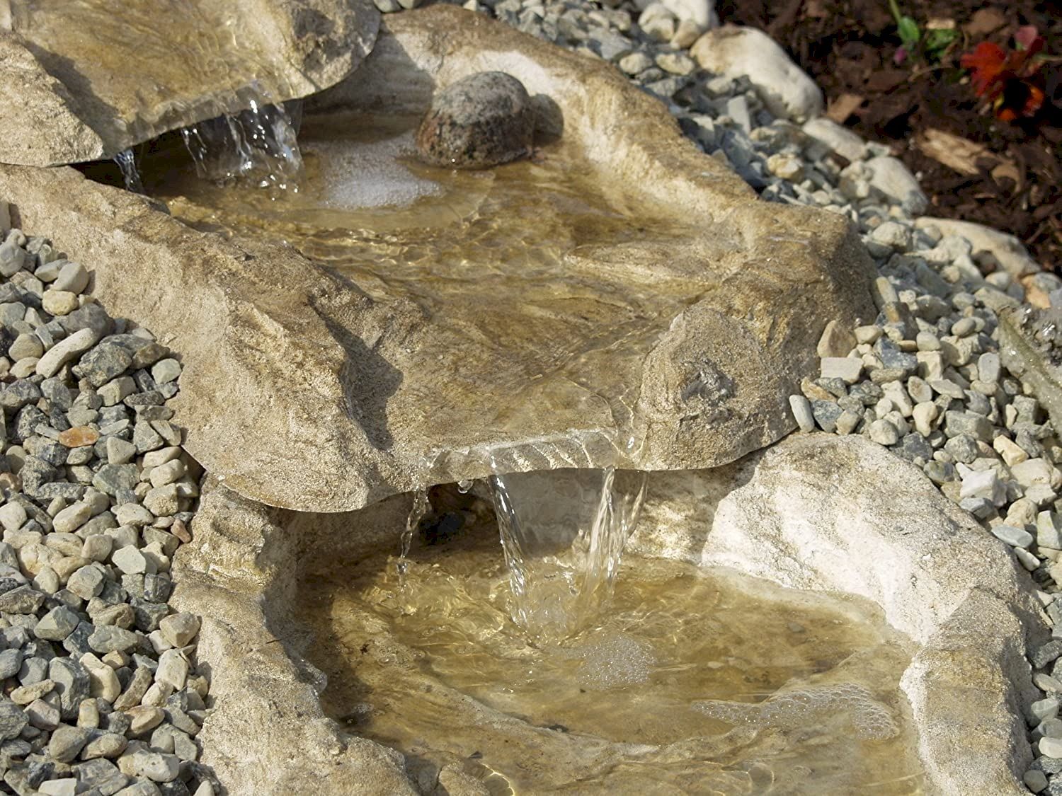 Etangs & Fontaines déco.: EDER Wasserfallset+Quelle Pumpe+Schlauch – Neuf avec emballage d'origine à Bottighofen par zaap 2