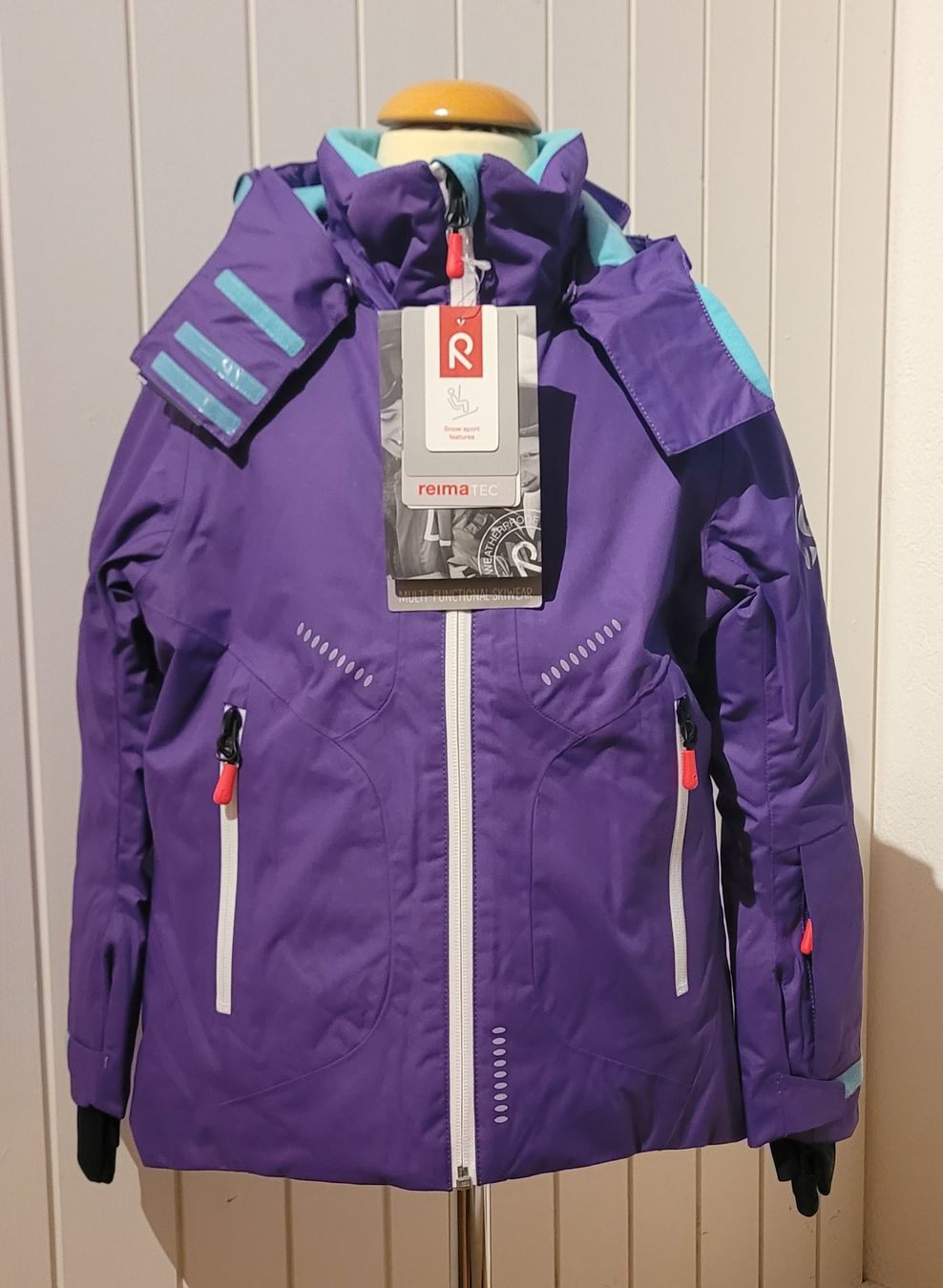 Reima Giacche & Cappotti: Reima TEC Skijacket Clouds, Gr. 122 / purple,NEU – Nuovo e nell'imballaggio originale da Staefa venduto da MatLukM.