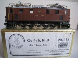 Ferro Suisse Ge 4/6 353 Historische-E-Lok Rhb mit Finish
