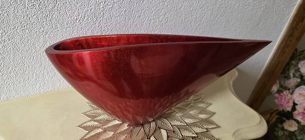 Vase & Récipients: Rote abstrakte Tisch Vase – D'occasion à Kaufdorf par Nati-Nati 2