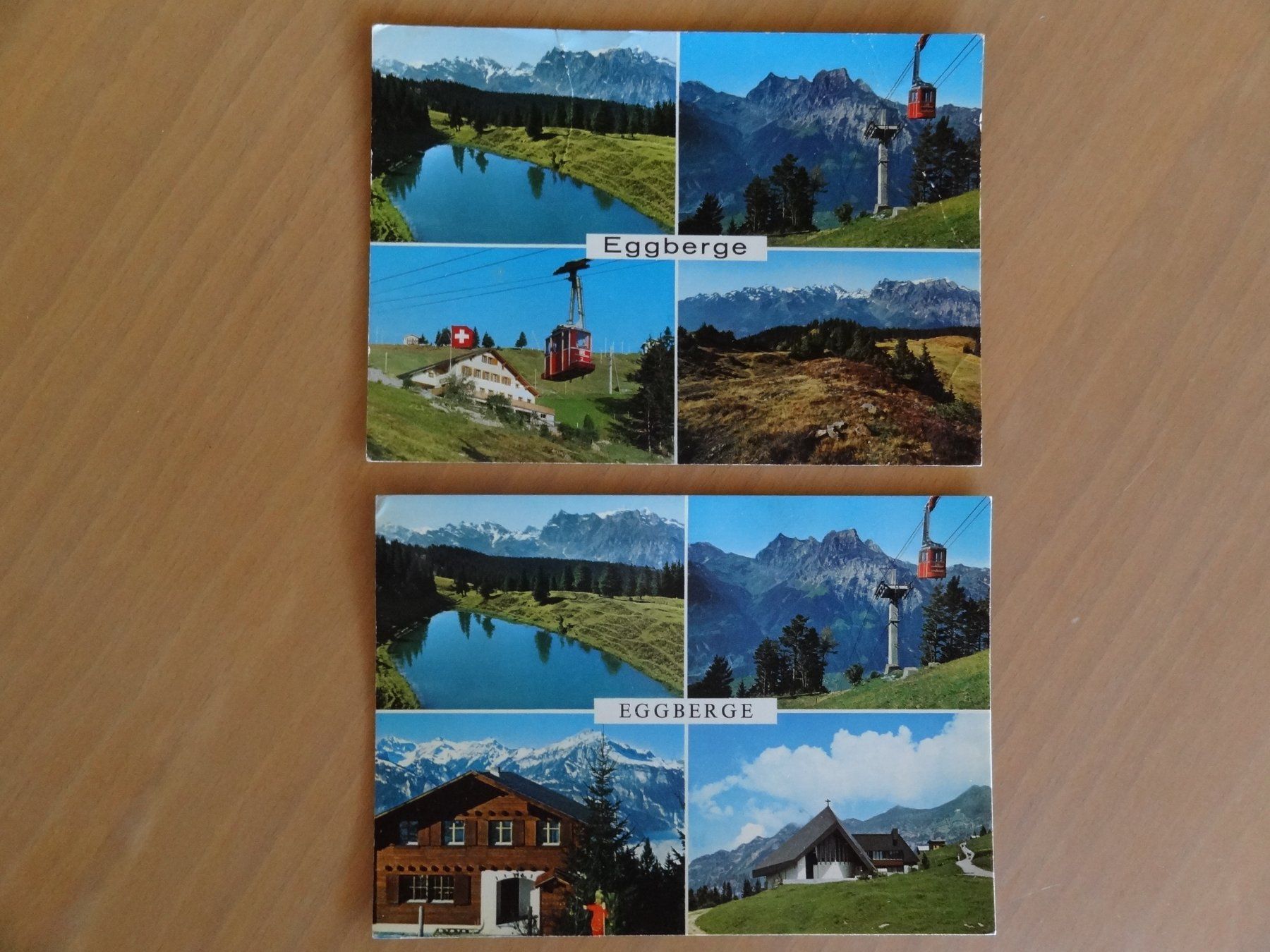 Cartoline postali: Eggberge - Uri - 2 AK - 1983-1971 – Usato da St Léonard venduto da Riglin