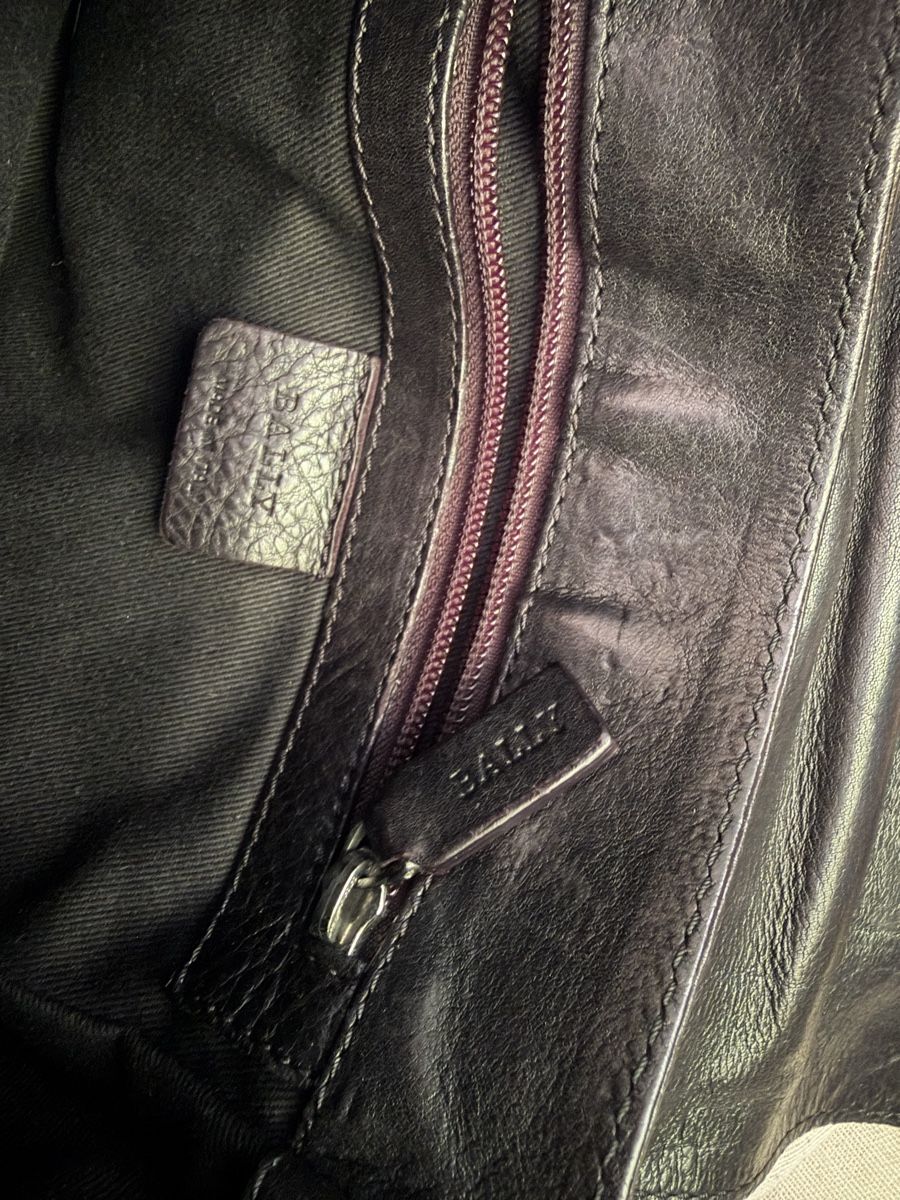 Bally Borse: BALLY Leder Crossbody Bag, schwarz – Usato da Luzern venduto da Sunnyside_71 5