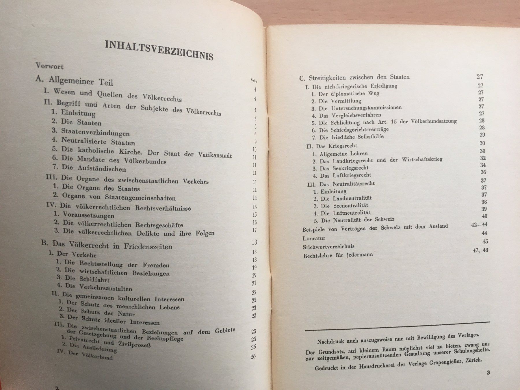 Bücher: Das Völkerrecht - E. Hofmann – Gebraucht aus Grenchen von Kogi7 2