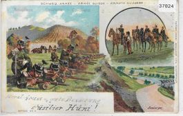 Armee Suisse - Kavallerie Cavalerie - Sulzberger - Schlumpf
