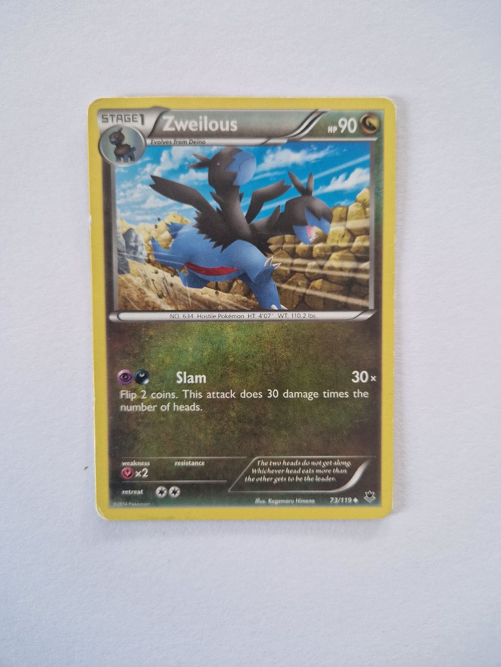 Pokémon Carte collezionabili: Zweilous - Phantom Forces - EN – Usato da Romont FR venduto da raj_sjv9