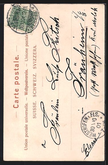 Cartes postales: AK Basel, Münster mit Strassenpartie – D'occasion à Berlin par bartko-reher 1