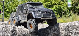 Traxxas TRX6 Mercedes G63 6x6, Gris anthracite. Bon état