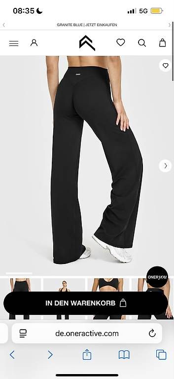Pantaloni: SoftMotion Straight Leg Bottoms | Soft Black – Usato da Thalwil venduto da vev_25rx 1