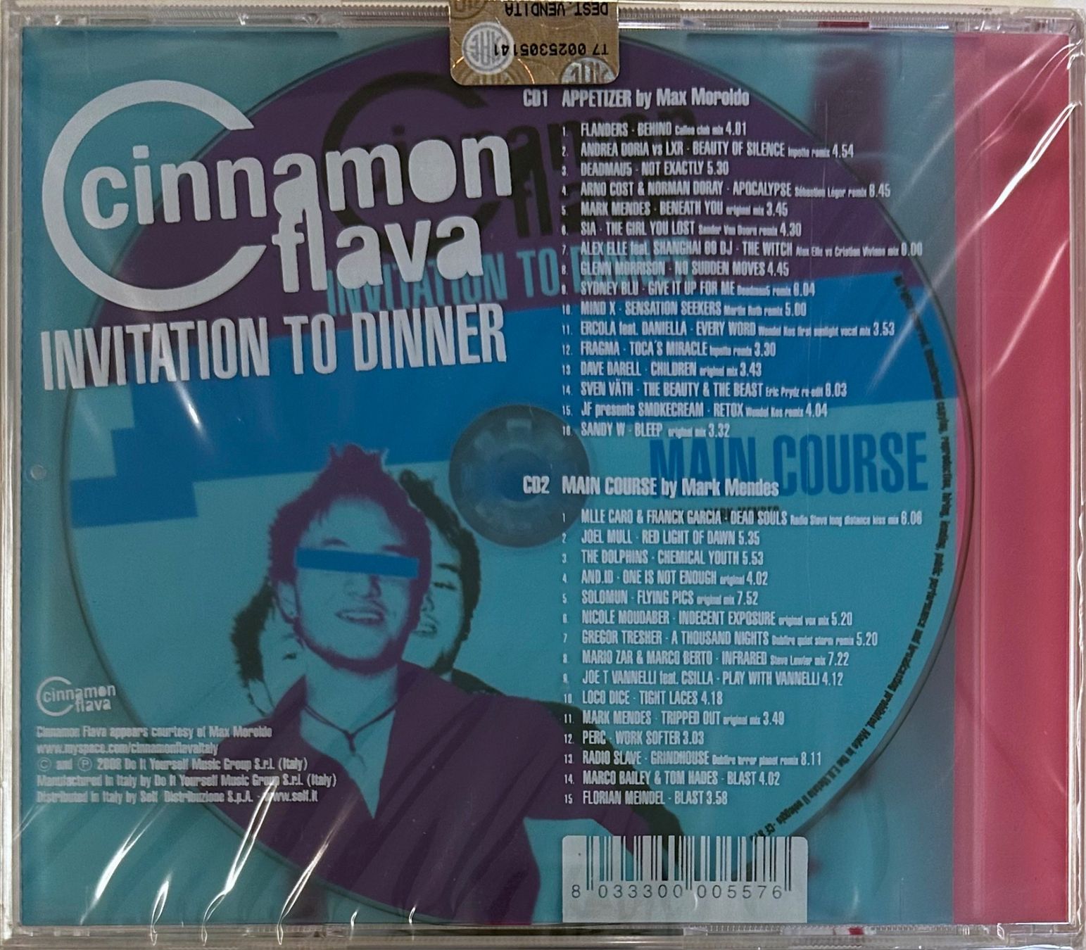 CD: Mark Mendes & Max Moroldo – Invitation To Dinner – Nuovo e nell'imballaggio originale da Martigny venduto da jereq 1