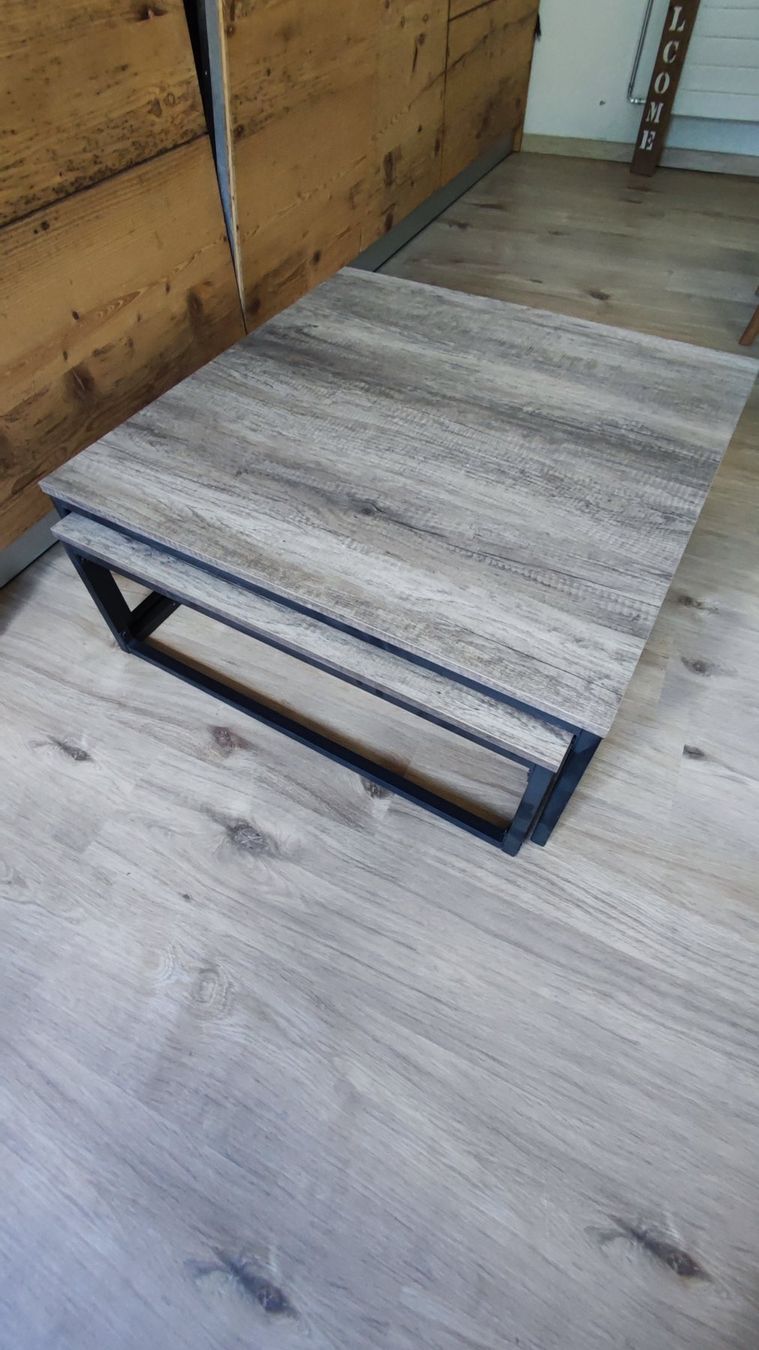 Set di tavolo e panche: Doppelter Sofa-Beistelltisch zu verkaufen – Nuovo (secondo la descrizione) da Trun venduto da sta_qg85 1