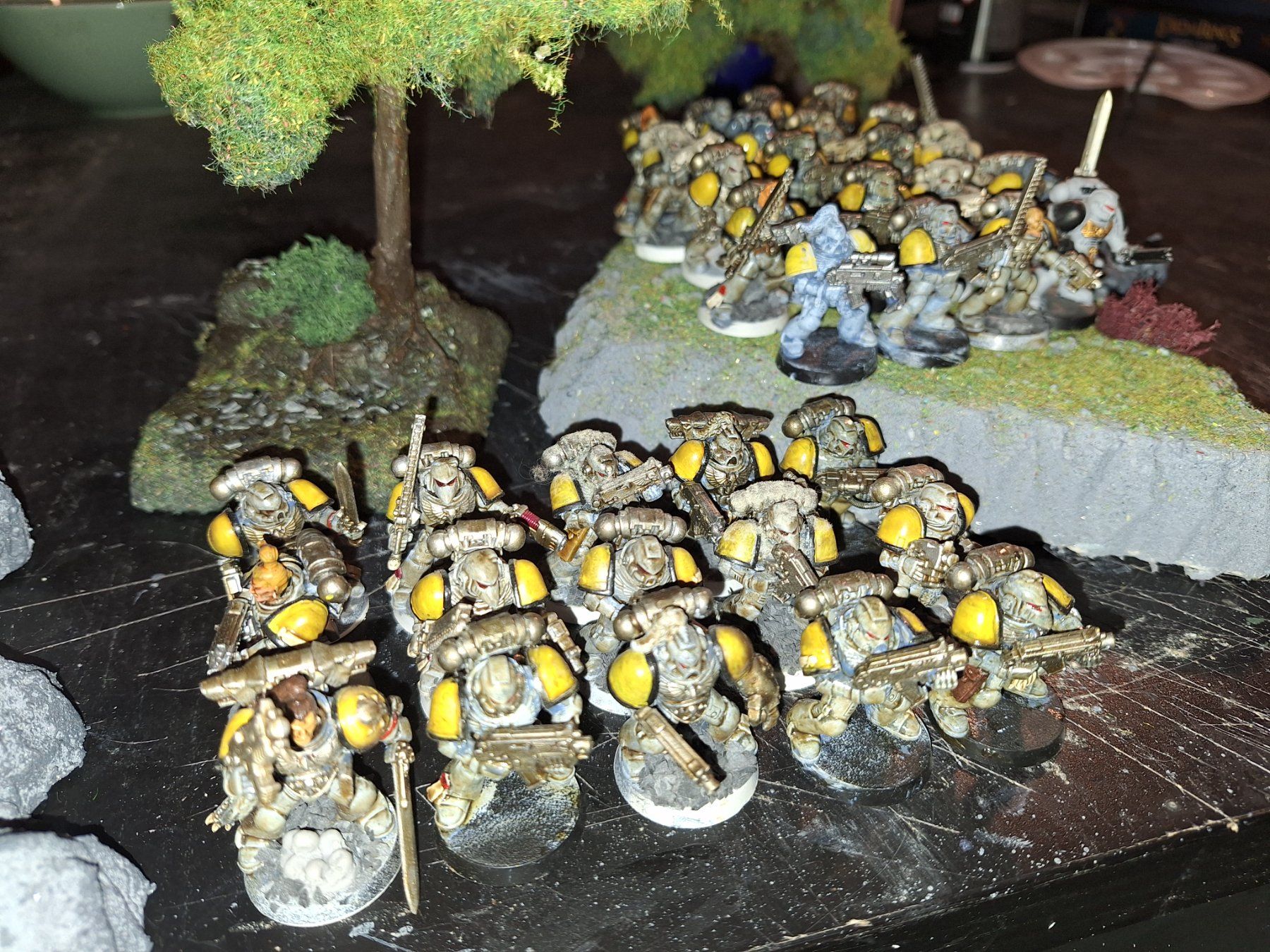 Statuette: Warhammer 40k Space Marines Armee - Bemalt! – Usato da Recherswil venduto da Toby.sk55 5