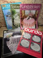 Strickheft-Konvolut: Kunststricken, Burda, Spitzenstricken!
