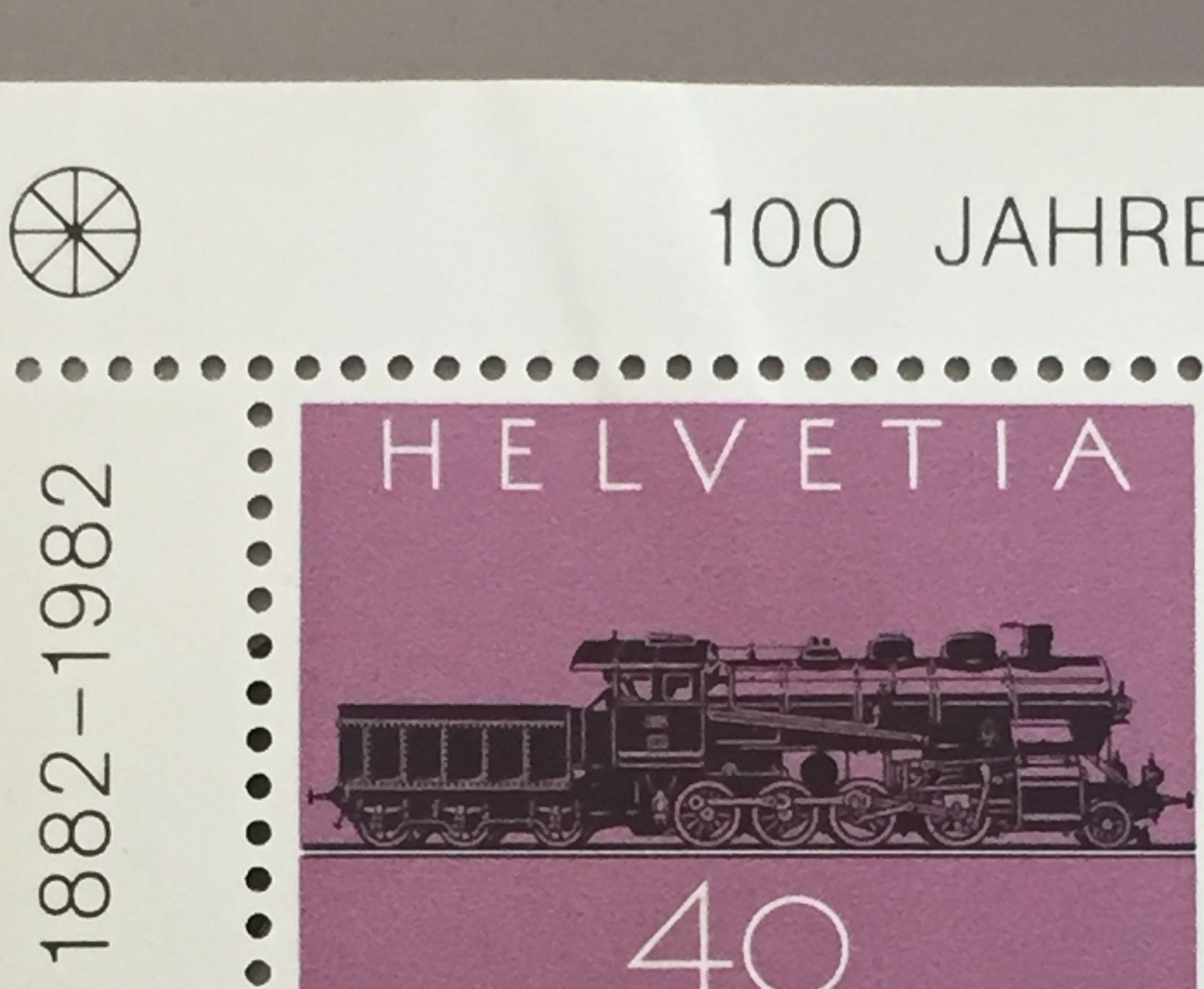 Tutti i francobolli: 100 Jahre Gotthardbahn – Difettoso da Jonen venduto da jomar22 1