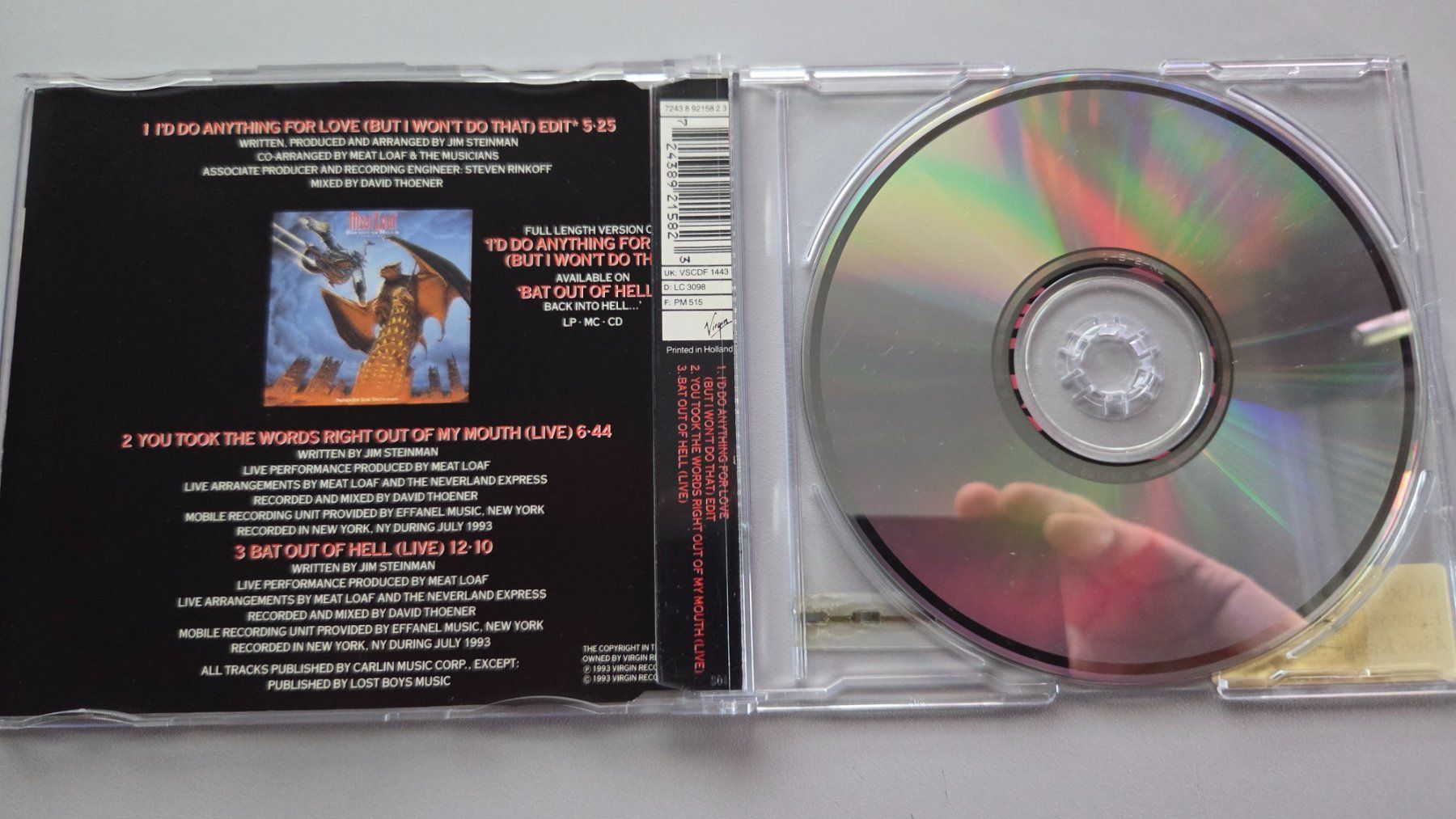CDs: CD Meat Loaf - I'd Do Anything For Love – D'occasion à Schaffhausen par Kellerrassel 1