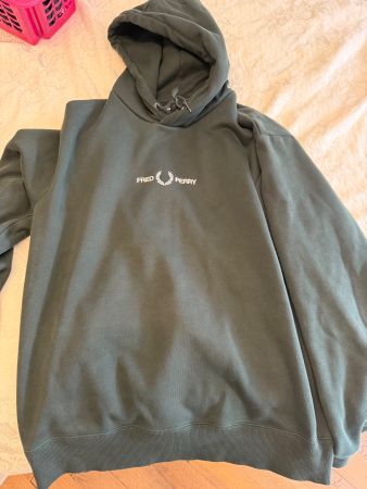 Fred Perry Pullover dunkelgrün Grösse XXL guter Zustand