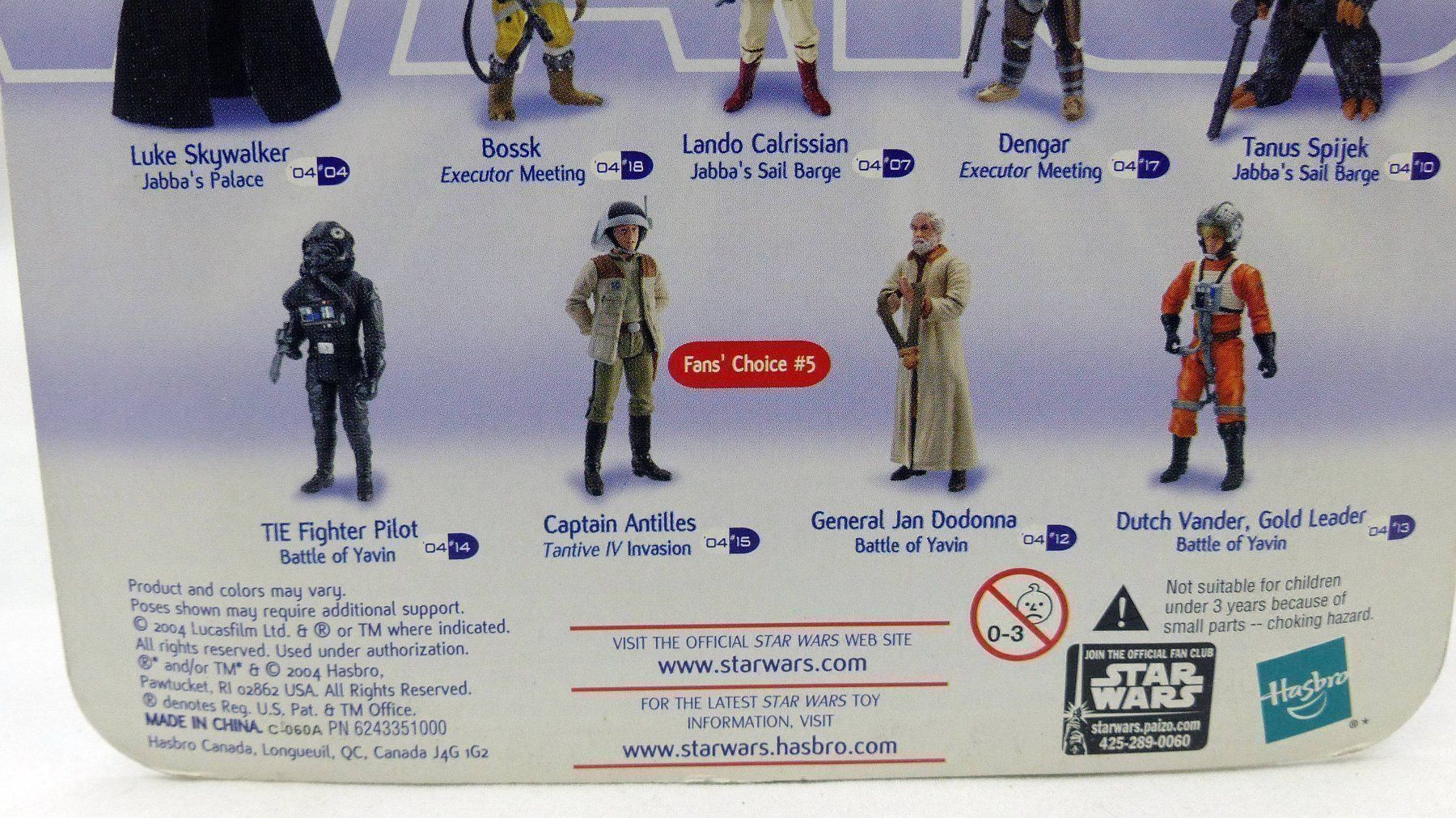 Figuren: STAR WARS RARE ADMIRAL OZZEL EXECUTOR BY HASBRO 2004 – Neu und originalverpackt aus Lugano von YouWantUS 3