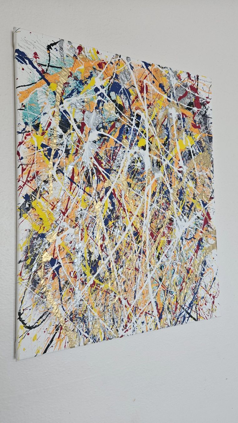 Gemälde: Tableau d'art moderne, explosion de couleurs vives! – Neu (gemäss Beschreibung) aus Le Locle von fab_c9hh 2