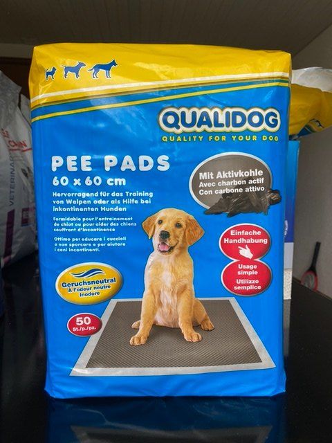 Bodenmatten: Qualidog Pee Pads 60x60 cm – Neu und originalverpackt aus Grüsch von Sonnenschein_1962