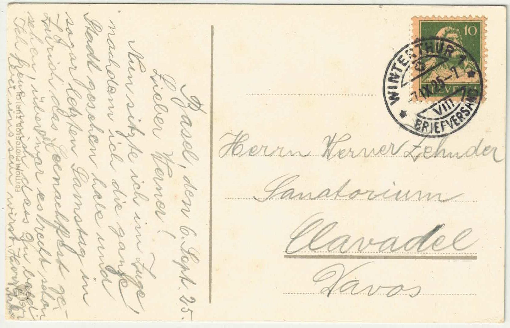 Cartoline postali: Basel - Rathaus - Litho – Usato da Ettingen venduto da Kartenplanet 1