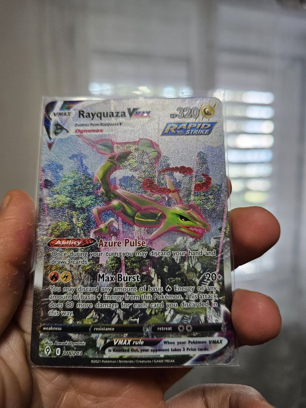 Cartoline: Rayquaza VMAX Evolving Skies 218/203 – Usato da Contone venduto da mas_w85c 4