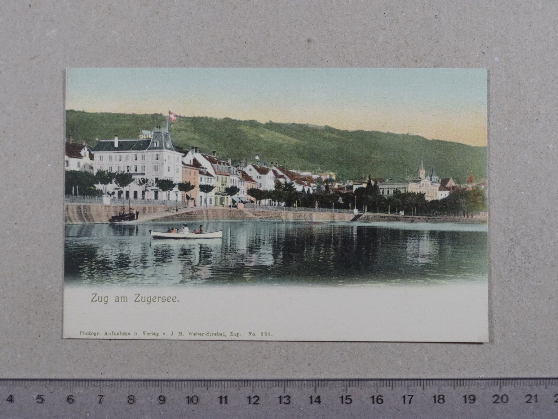 Cartoline postali: Zug, Zugersee – Usato da Lenzburg venduto da fh1