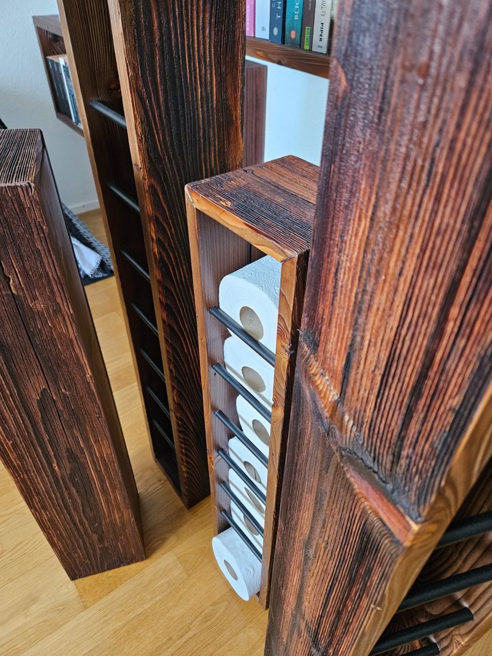 WC: Altholz WC - Rollenhalter – Nuovo e nell'imballaggio originale da Thun venduto da Wood-Art 6