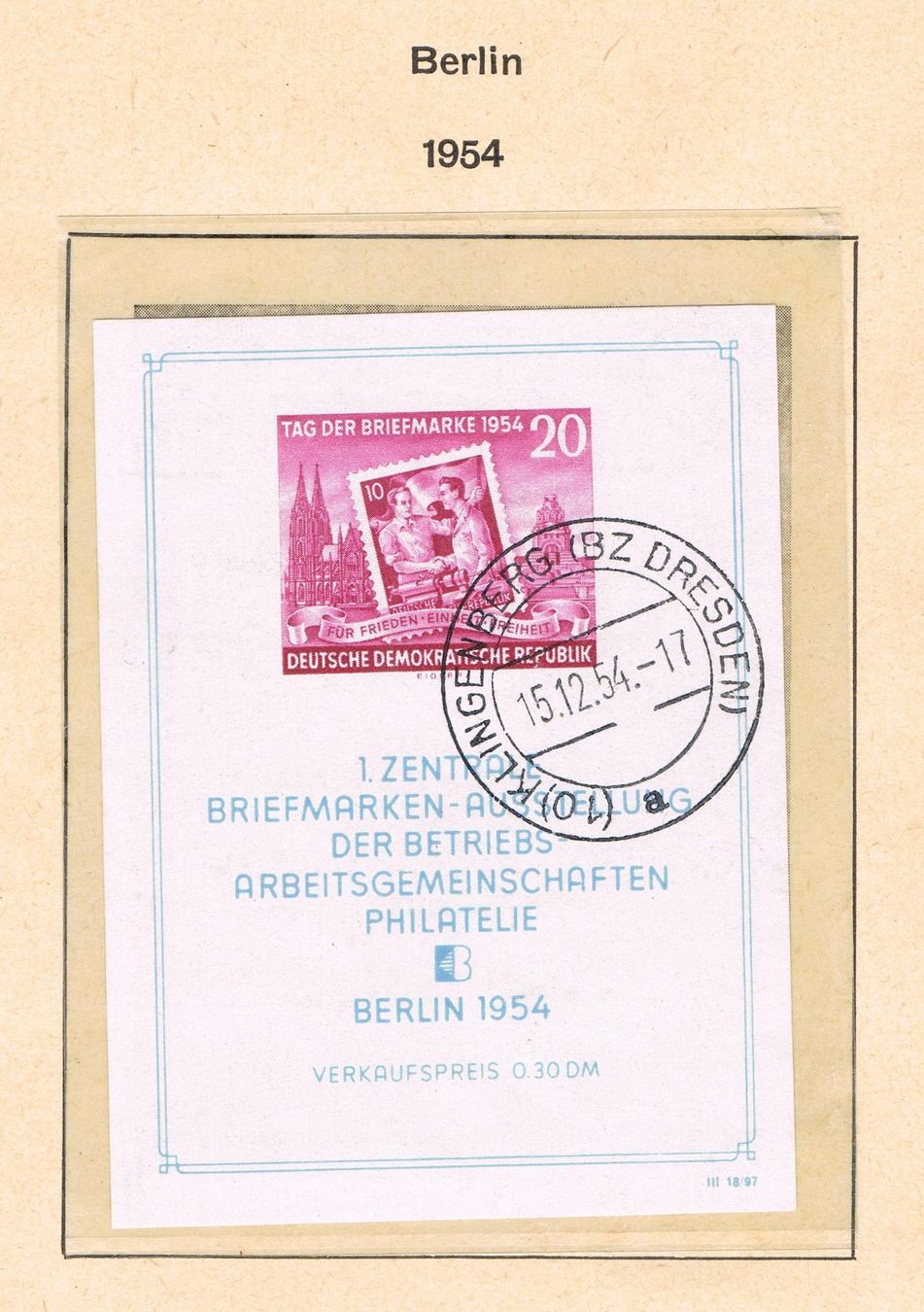 Tutti i francobolli: komplette DDR Sammlung – Usato da Biberstein venduto da Jura39 4