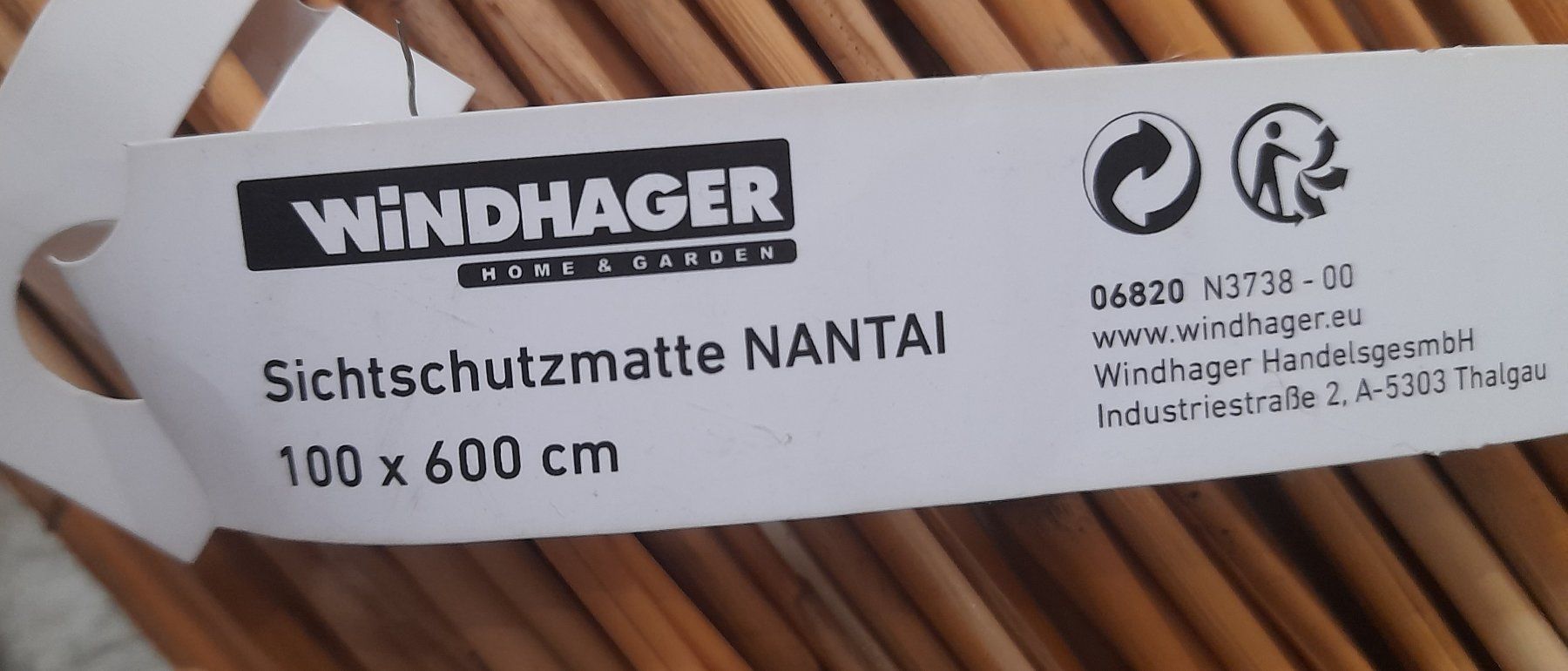 Paravents: Schilfmatte Windhager – Neu (gemäss Beschreibung) aus Herisau von komodo0 1