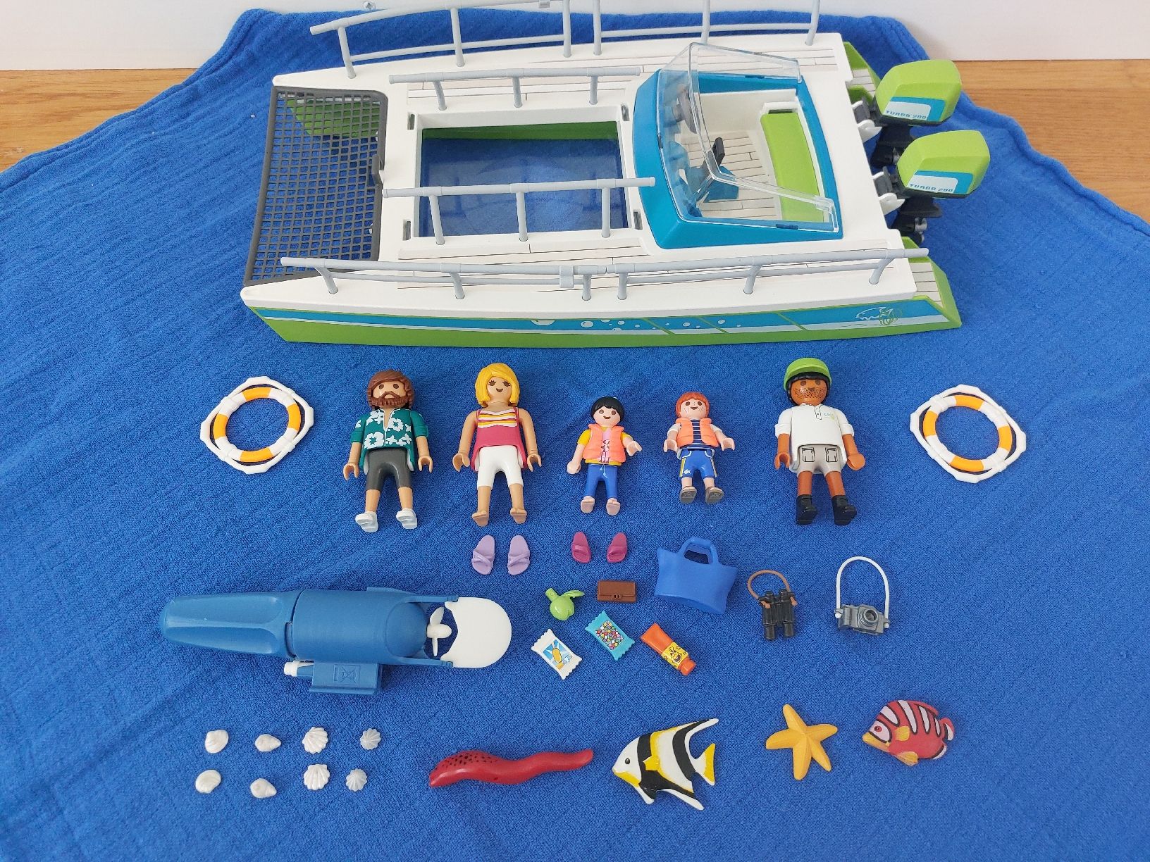 Playmobil Giocattoli: PLAYMOBIL 9233 Glasbodenboot mit Unterwassermotor – Usato da Balterswil venduto da Steineparadies 4