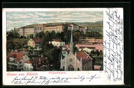 Zürich, Teilansicht mit Polytechnikum a