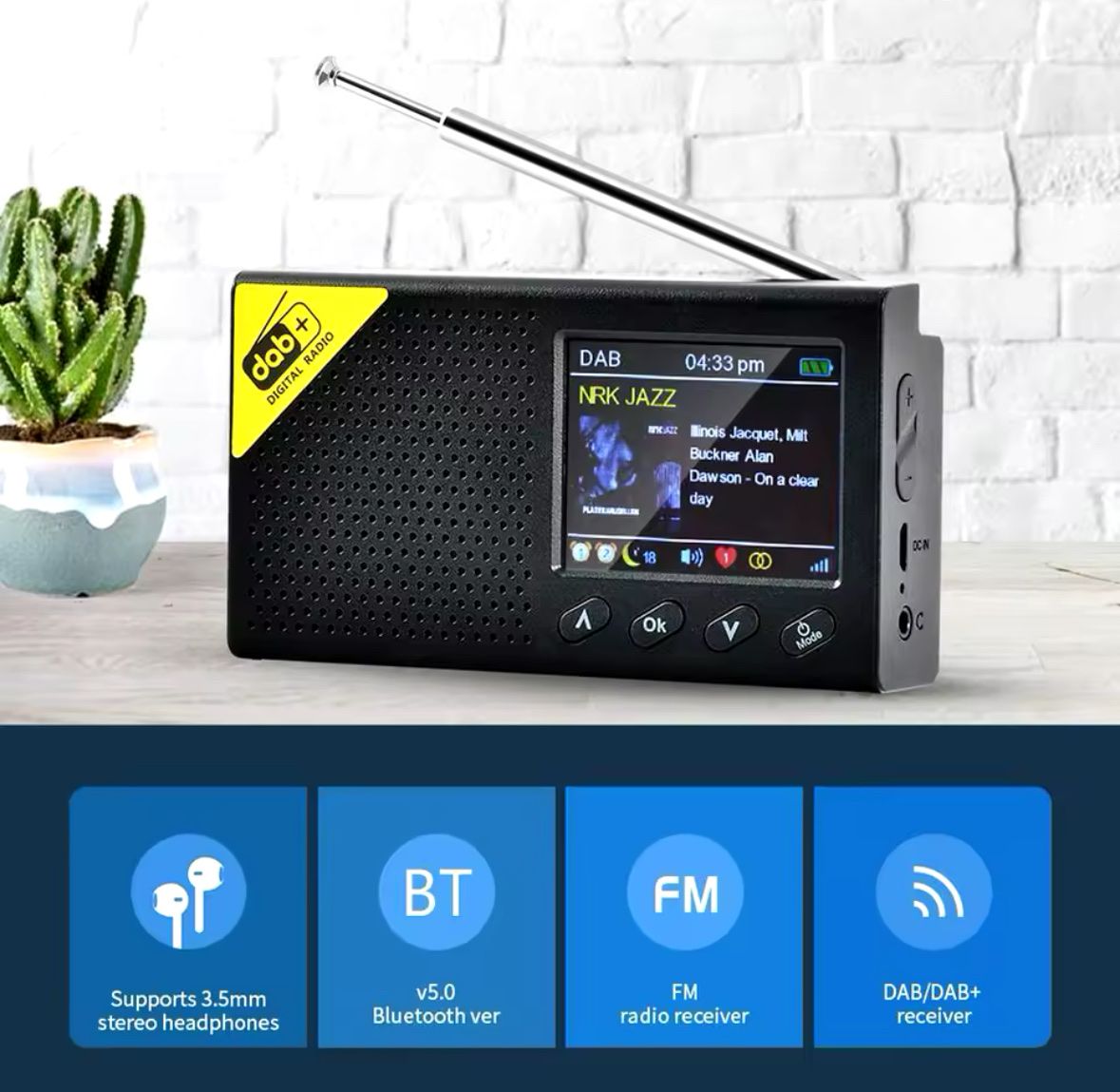 Radio: Digital Radio DAB+ FM Bluetooth – Nuovo e nell'imballaggio originale da Reinach BL venduto da lanserver