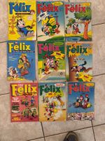 9 Felix Hefte, Raritäten, Nostalgie Comic Sammlung