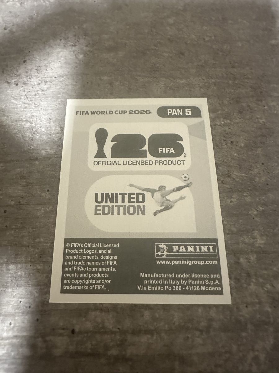 Panini Sammelbilder & Trading cards: PAN 5 , FIFA WORLD CUP 2026 PANINI  – Neu (gemäss Beschreibung) aus Frauenfeld von 1PegPeg1 1