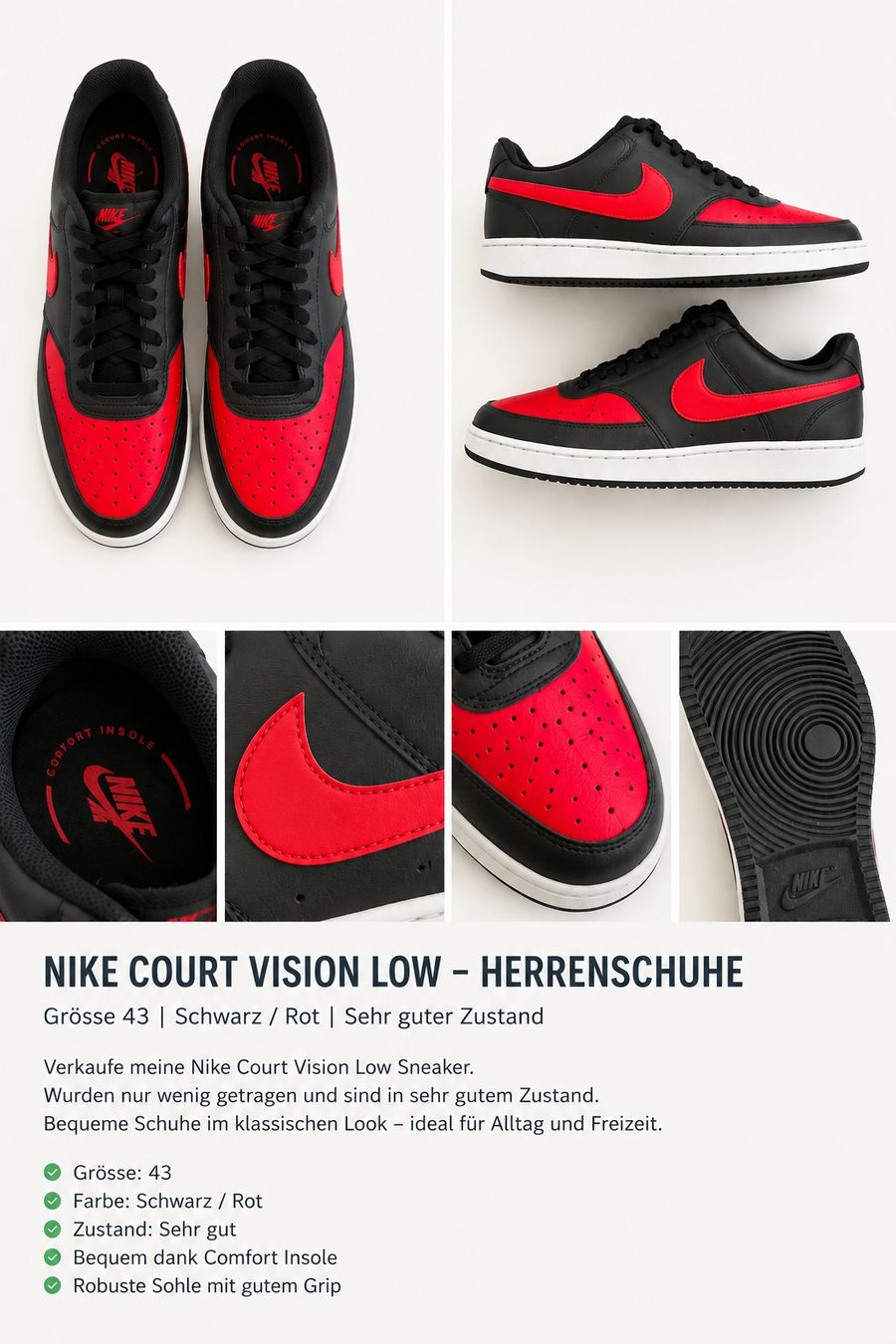 Nike Scarpe da uomo: Nike Schuhe Grösse 43 – Nuovo (secondo la descrizione) da Oberrieden venduto da Rimsalabim